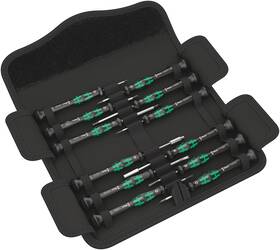05073677001 Wera Tools Kraftform Micro 12 Electronics 1 Screwdrvr Set
