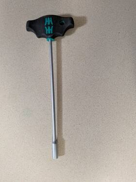 Wr023384 Wera 023384 T-handle Metric Nutdriver 7.0 X 230mm