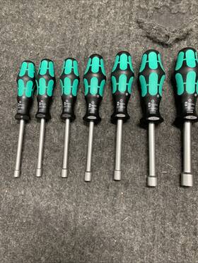 Wr029510 Wera 029510 Kraftform Plus Hollow Shaft Nut Driver Set Metric