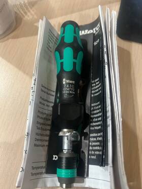 Wr074770 Wera 07430 10.0 - 34.0 Ncm Adjustable Torque Screwdriver