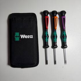 Wr300063 Wera 300063 Mobile Phone Repair Set 3pc With Case - Excellent Condition