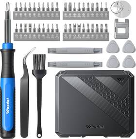 52in1-blue Wesdut 52in1 Small Precision Screwdriver Set With Torx Mini Screw Driver Magnetic