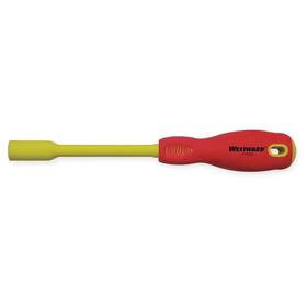 1yxn2 Westward Nut Driver 10.0mm Hollow Ergo Ins 5 Inch Steel Alloy