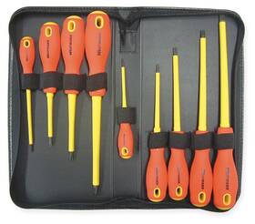 1yxn6 Westward 373141914353 Insulated Combo Screwdriver Set 9 Pc