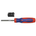 401k72 Westward Multi-bit Screwdriver Num Bits 32 Pk 6