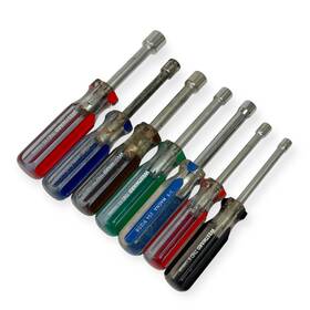 91208 Westward Tnd 6 11 14 16 Magna 3/8 Nut Driver Set Usa 7 Pcs