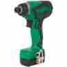 Wh10dfl2 Hitachi Power Tools Impact Driver 12v Peak Li-ion Green Black 717709018778
