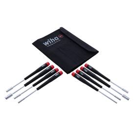 Wiha 084705265995 26599 Nut Driver Set Inch In Canvas Pouch 8 Piece