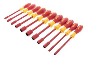 Wiha 084705322964 32296 11-piece 1000-volt Insulated Nut Inch Driver Set Wiha 084705322964 32296 11-piece 1000-volt Insulated Nut Inch Driver Set