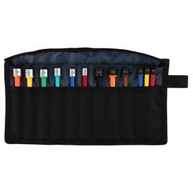 Wiha 084705944005 94400 12 Piece Color Coded Magnetic Nut Setter Sae-metric Set In Roll-up Pouch