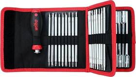 28188 Wiha 32 Piece Drive-loc Vi Blade Set In Folding Wallet