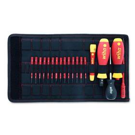 28781 Wiha Screwdriver Sets 20-piece Insulated Torque Control Slimline Blade Set Multi