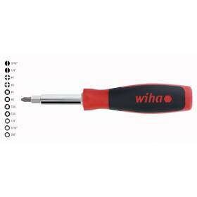 Wiha 313041136110 Softfinish 11 In 1 Multi-driver 11pc Multi-bit Screwdriver Nut Philips Torx