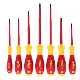 Wiha 313101525564 1000-volt Insulated Soft Finish Screwdriver Set Includes Slotted Phillips Squa Wiha 313101525564 1000-volt Insulated Soft Finish Screwdriver Set Includes Slotted Phillips Squa