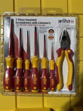 450g58 Wiha 32858 Electricians Tool Kit 7 Pcs.