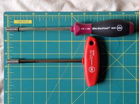 38880 Wiha Microfinish And T-handle Bit Holder Screwdriver Set Of 2 Made In Germany