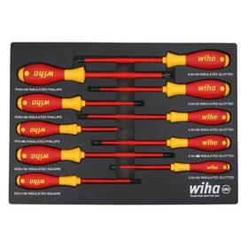 Wiha 705353768903 10-piece Insulated Soft Finish Screwdriver Tray Set Includes Slotted Phill Wiha 705353768903 10-piece Insulated Soft Finish Screwdriver Tray Set Includes Slotted Phill