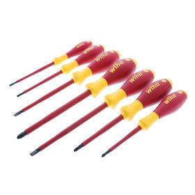 Wiha B07gqkg72r 32099 7-piece Insulated Softfinish Screwdriver Set 1000v Vde Certified