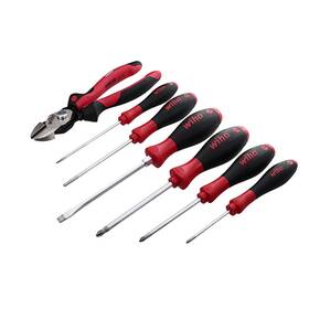 30942 Wiha Tool 7 Piece Softfinish Screwdriver And Supercut Bicut Set