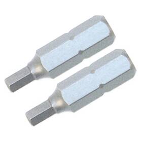 73304 Wiha Tool Hex Insert Bit 3.0x25mm Pack/2 Bits