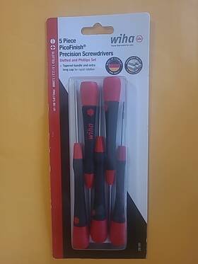 26195 Wiha Tools Pico Finish Mini Screwdriver Set 5-piece