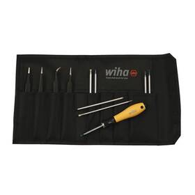 26970 Wiha Tools 12 Piece Esd Safe Drive-loc 4 And Tweezers Set -