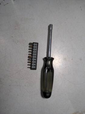28102 Wiha Tools Magnetic Bit Holder Screwdriver With 10 Bits