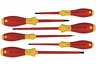 35890 Wiha Tools Insulated Screwdriver Set Slotted Phillips Square 6 Pcs