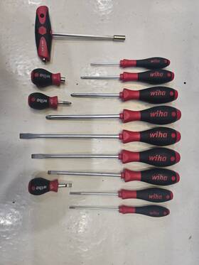 36793 Wiha Tools 13 Piece Softfinish Magicring Ball End Screwdriver Set Soft Grip