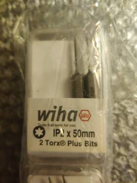 74613 Wiha Tools Torxplus Power Bit Ip2 X 50 Mm 2 Pk Germany