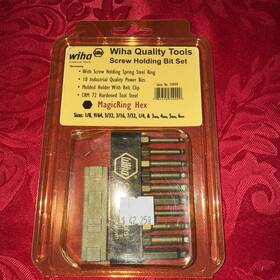 74999 Wiha Tools Magicring Ball End Hex Power Bit Belt Pack 10 Pc