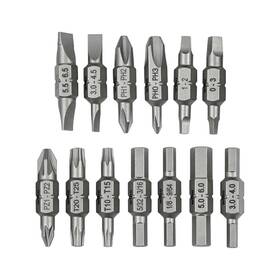 77780 Wiha Tools 50 Double End Bit Reload Set For Tradesman 26-in-1 Ultra