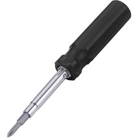 W-197 Wintowin 6-in-1 Screwdriver/nut Driver Set #1 And #2 Phillips 3/16 5/16 Black