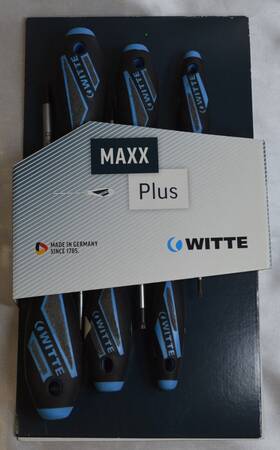 Wt663980 Witte Maxx Plus 6 Pc Torx Screwdriver Set T10 - T40 Germany Matco Top Torque 2