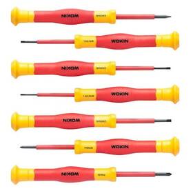 562407 Wokin 7pc Vde Insulated Precision Screwdriver Set Premium Line