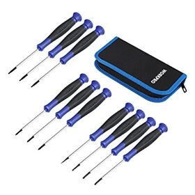 Workpro 10-piece Set With Pouch Phillips Slotted Torx Star Non-slip Grip
