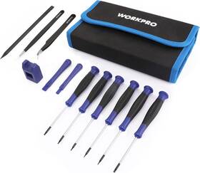 Workpro 820909774358 12 In 1 Torx Screwdriver Set With T3 T4 T5 T6 T8 T10 Security Bit &