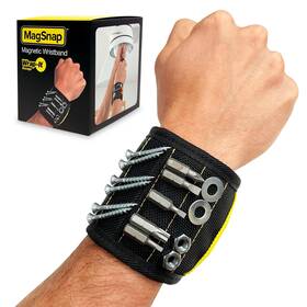 A100-mswb-bl Wrap-it Storage Magsnap Magnetic Wristband By - Great Father Gift Wrist Magnet Tool Belt And