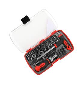 X-steel 845071097289 Ratcheting Screwdriver Sets Nut Driver Set Magnetic Muti Bits Soc X-steel 845071097289 Ratcheting Screwdriver Sets Nut Driver Set Magnetic Muti Bits Soc