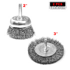 X008009 Toolman Power Drill Crimped Steel Wire Cup Brush 826656002454