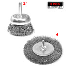 X008010 Toolman Power Drill Crimped Steel Wire Cup Brush 826656002461