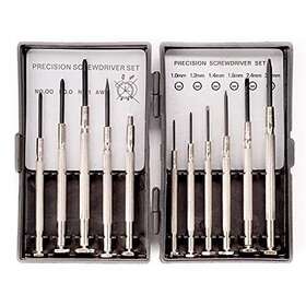 Xaqishire 112221683855 11pcs Mini Precision Screwdriver Set Small For Repair Comput