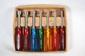 No.147-tb Xcelite 147-tb 7 Pc. Nut Driver Set In Wall Mounted Storage Case Full Size