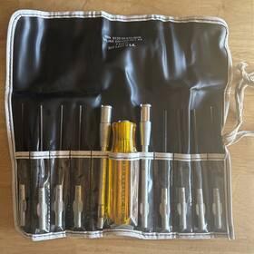 5120-00-633-0524 Xcelite See-lect Spline Driver Set No. 1 11pc With Tool Roll Usa Read
