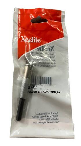 99pav Xcelite Power Bit Adapter Hex Socket Holder 1/4 Inch Drive 1.75 Long