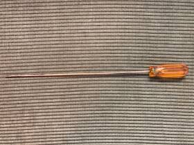 Br-1810-12 Xcelite Br-1810 N Inch Brass Shank Screwdriver Made-in-usa Vintage No Spark