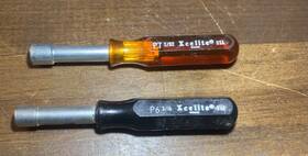P6-p7 Xcelite 2pcs Nut Driver Hand Tool 7/32- 3/16