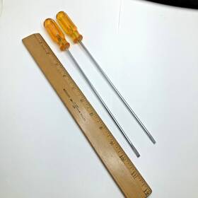 R-5328 Xcelite R5328 Vintage Lot Of 2 Long Reach Flat/slotted Screwdriver Set Usa