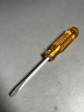 S144 Xcelite 1/4 Inch Slotted Screwdriver Square Shank 8 1/8 Overall Length