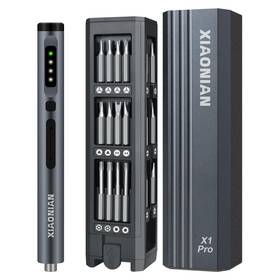 Xiaonian 780461400815 3.7v Precision Electric Screwdriver Set 50 In 1 Small Power Magnetic Storage
